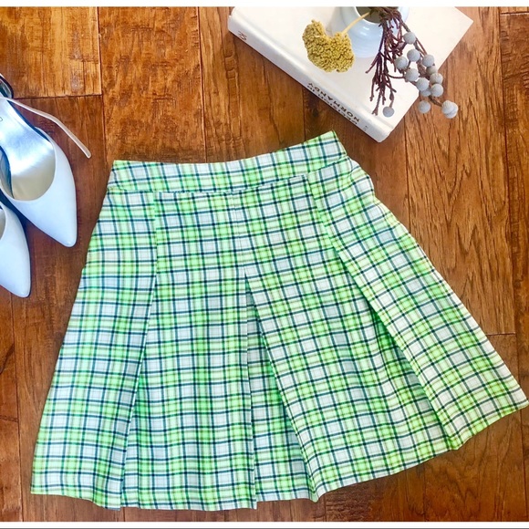 ASOS plaid skirt in yellow and green - Picture 4 of 6